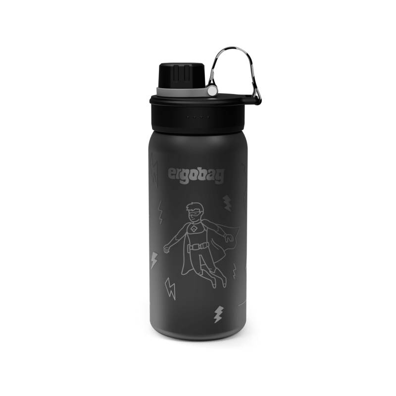 Ergobag - Trinkflasche Superheld Schwarz von Ergobag