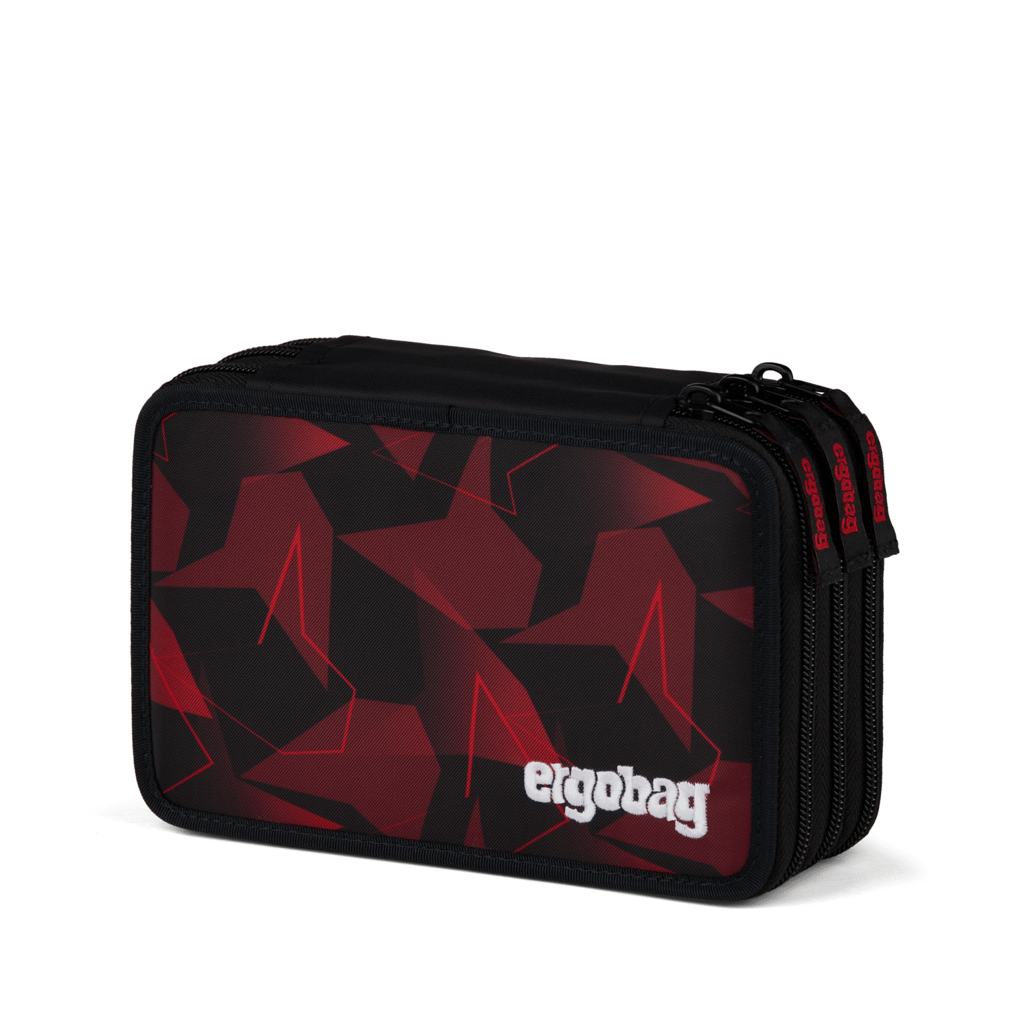 Ergobag - UnaufhaltBär Maxi Mäppchen Rot, Schwarz von Ergobag
