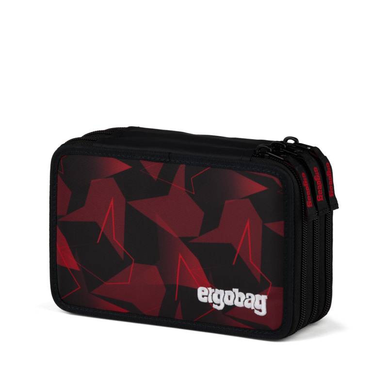 Ergobag - UnaufhaltBär Maxi Mäppchen Rot, Schwarz von Ergobag