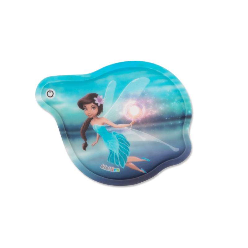 Ergobag - ergobag Blinkie-Klettie (1-tlg.) Fee Hellblau - Gr. - One Size von Ergobag