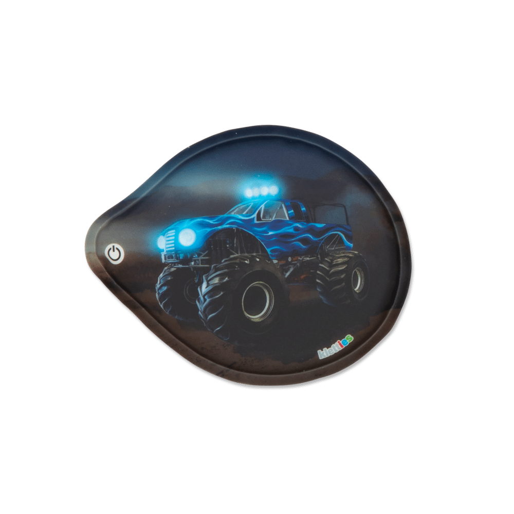 Ergobag - ergobag Blinkie-Klettie (1-tlg.) Monstertruck Braun - Gr. - One Size von Ergobag