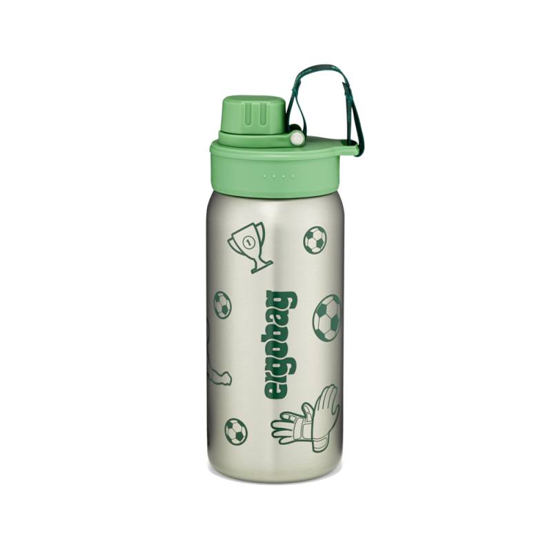 Ergobag - ergobag Edelstahl Trinkflasche Grün Grün - Gr. - One Size von Ergobag