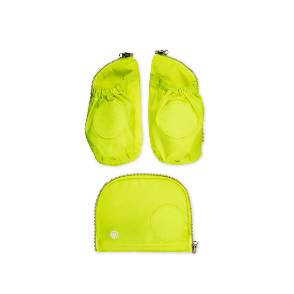 Ergobag - ergobag Fluo LED Seitentaschen-Set Gelb Gelb von Ergobag