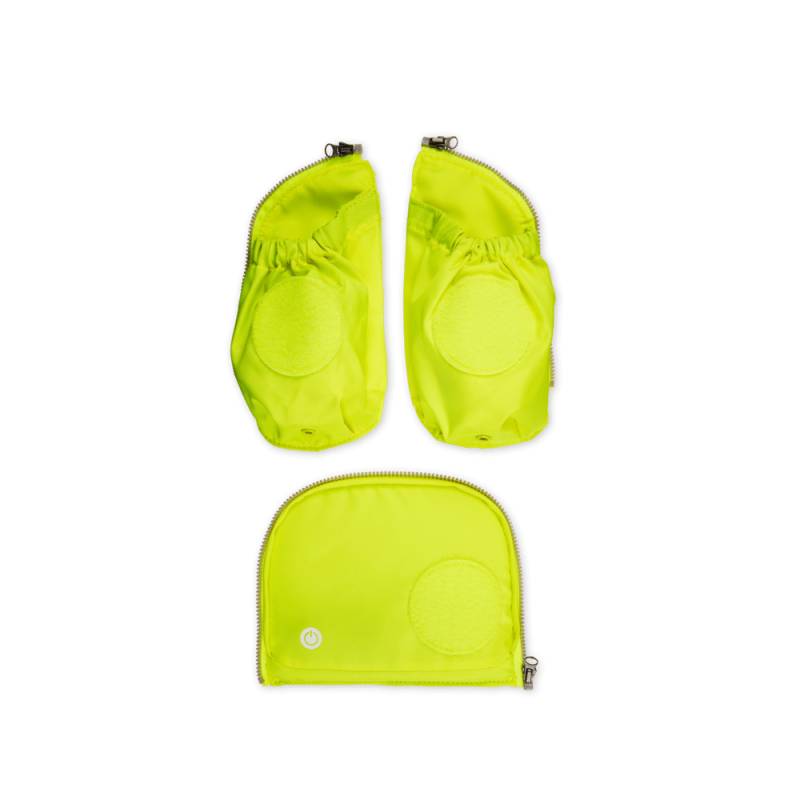 Ergobag - ergobag Fluo LED Seitentaschen-Set Gelb Gelb von Ergobag