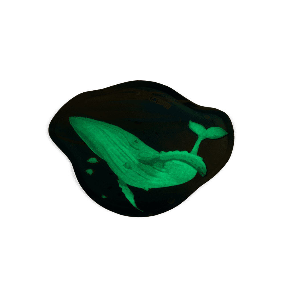 Ergobag - ergobag Glow In The Dark Klettie Wal Multi Colored - Gr. - One Size von Ergobag