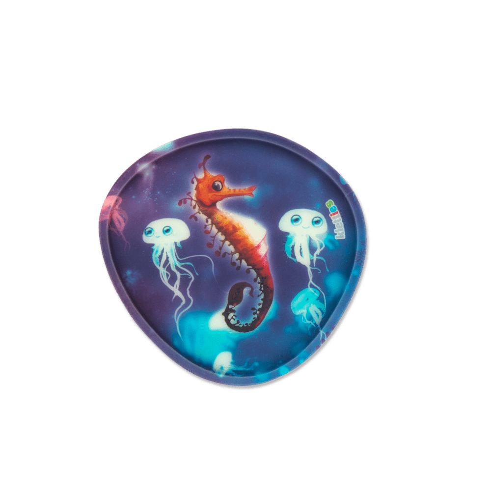 Ergobag - ergobag Glow in the Dark Klettie (1-tlg.) Seepferdchen Bunt - Gr. - One Size von Ergobag