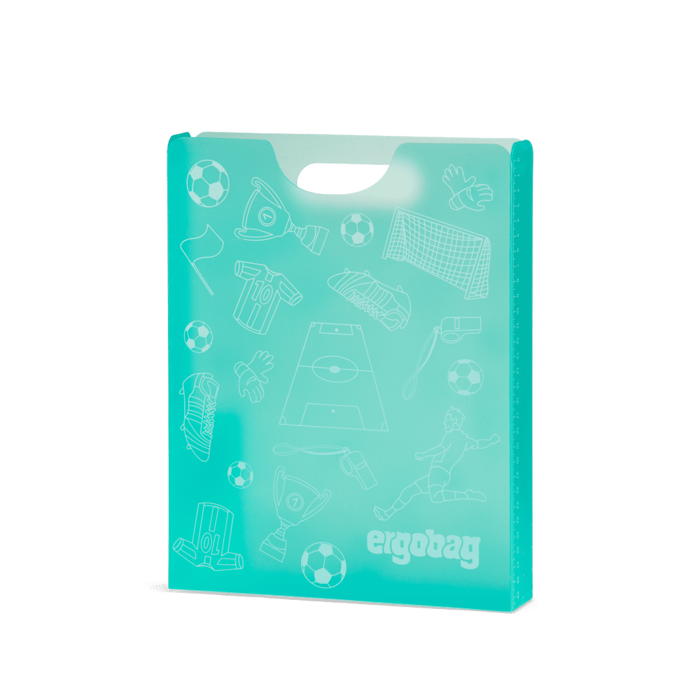 Ergobag - ergobag Heftebox Fußball Grün - Gr. - One Size von Ergobag