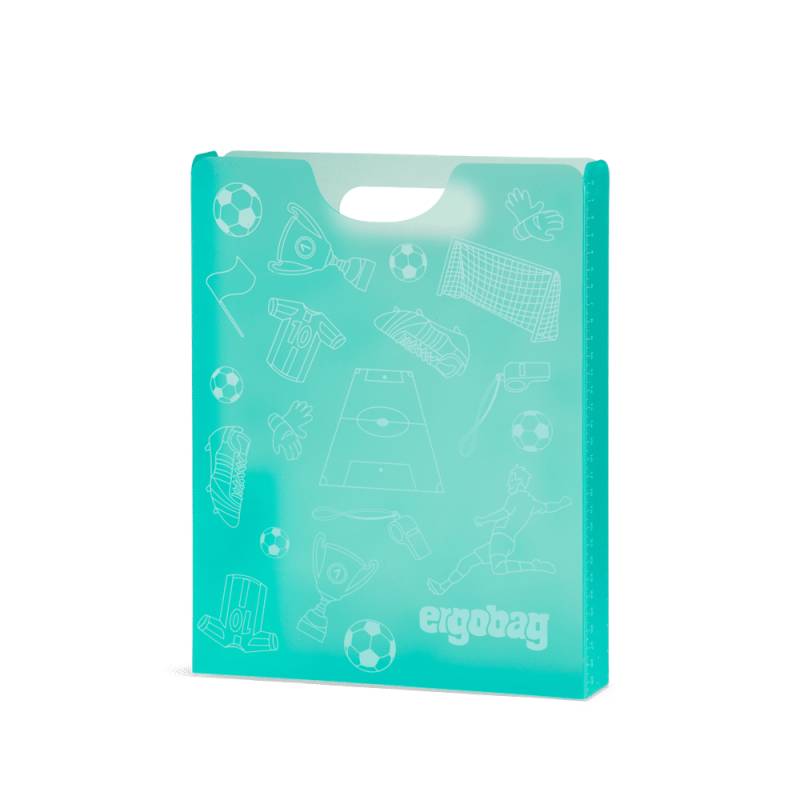 Ergobag - ergobag Heftebox Fußball Grün - Gr. - One Size von Ergobag