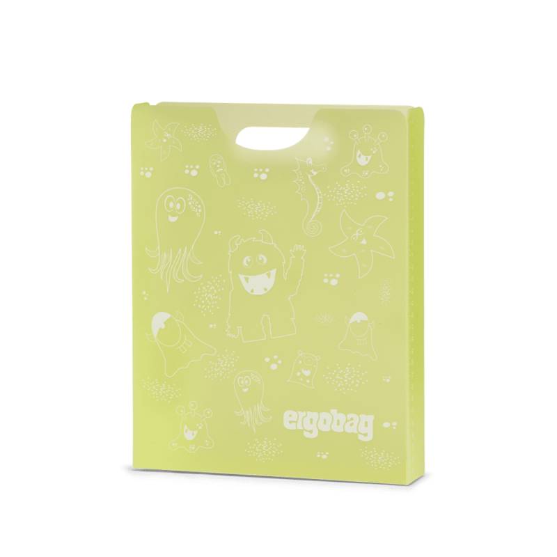 Ergobag - ergobag Heftebox Monster Gelb Gelb - Gr. - One Size von Ergobag