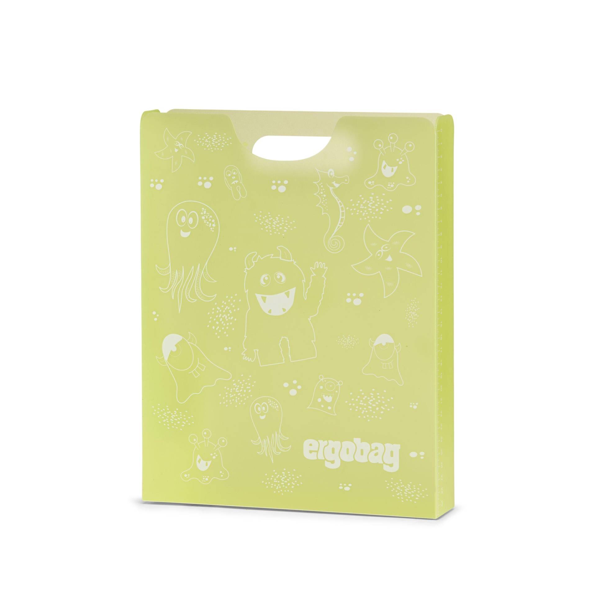 Ergobag - ergobag Heftebox Monster Gelb von Ergobag