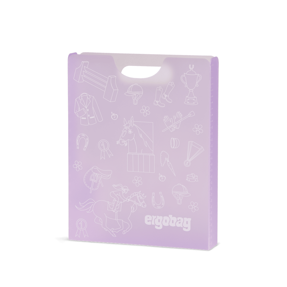 Ergobag - ergobag Heftebox Pferde Lila - Gr. - One Size von Ergobag