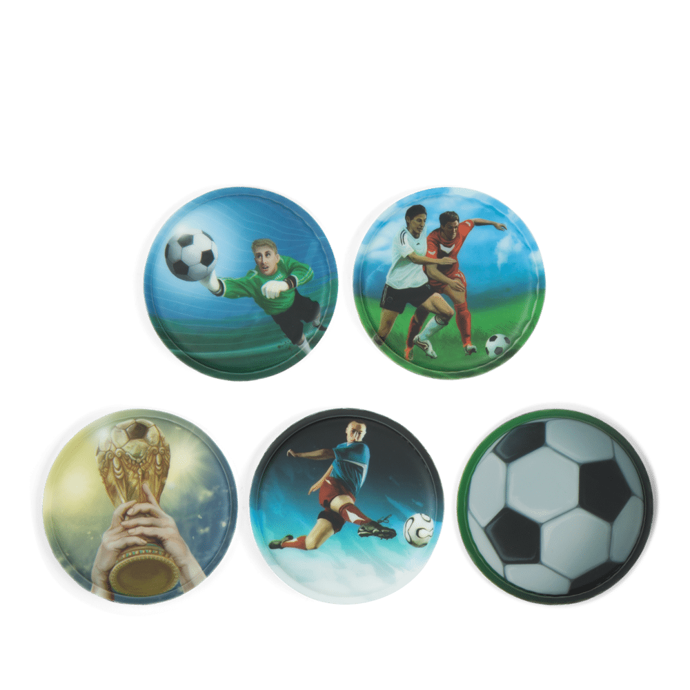 Ergobag - ergobag Klettie-Set (5-tlg.) MATT Fußball Bunt - Gr. - One Size von Ergobag