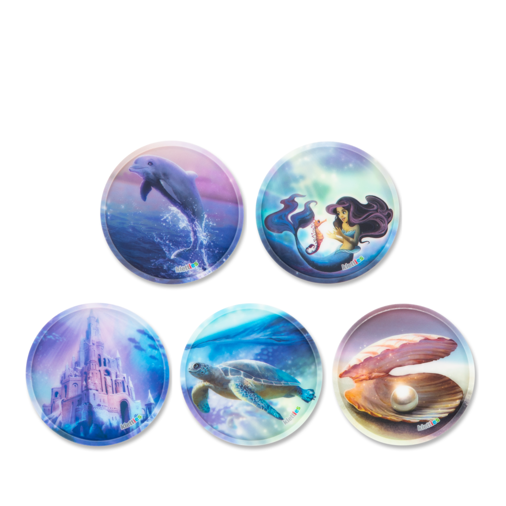 Ergobag - ergobag Klettie-Set (5-tlg.) MATT Meerjungfrauen Bunt - Gr. - One Size von Ergobag