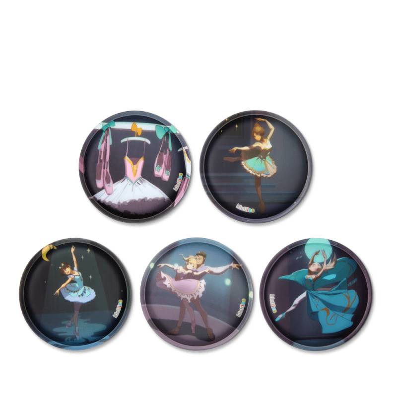 Ergobag - ergobag Klettie-Set Balletttänzerin Bunt - Gr. - One Size von Ergobag