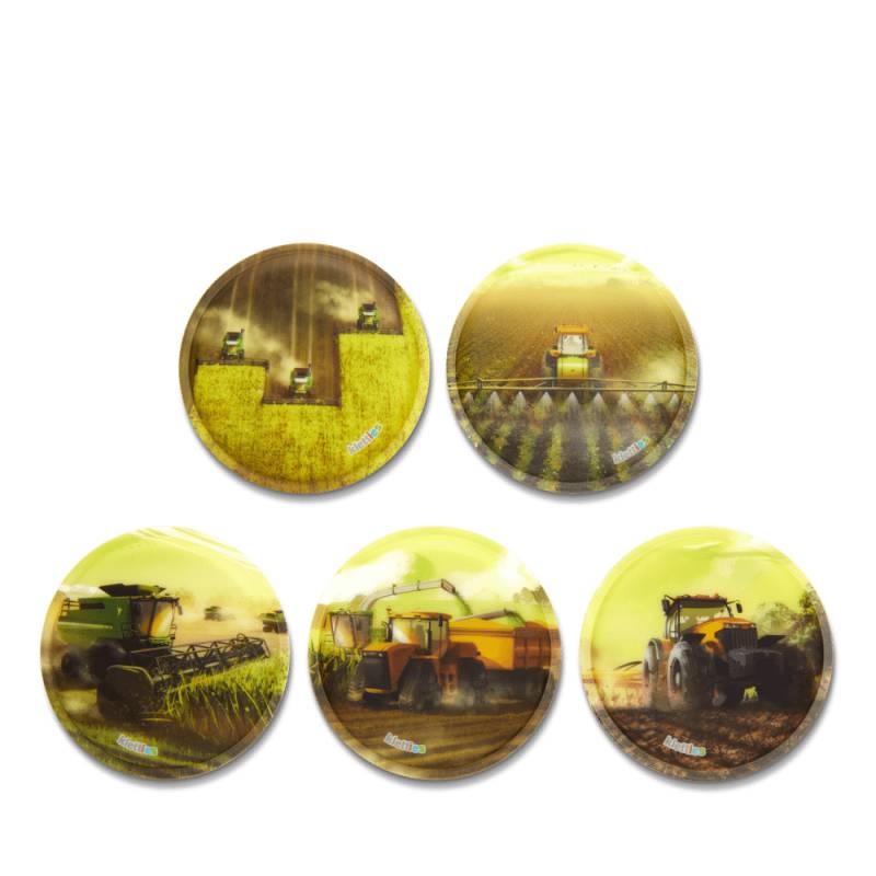 Ergobag - ergobag Klettie Set Bauernhof Bunt - Gr. - One Size von Ergobag