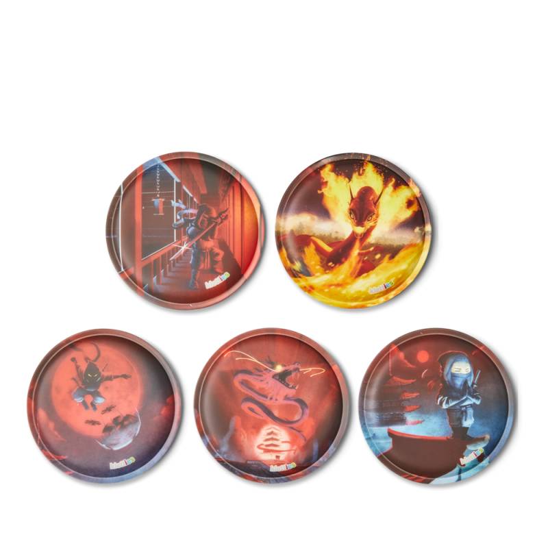 Ergobag - ergobag Klettie-Set Feuerdrache Bunt - Gr. - One Size von Ergobag