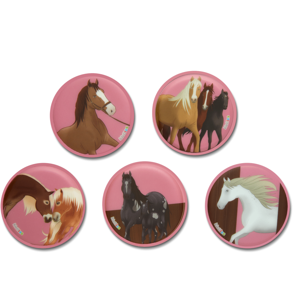 Ergobag - ergobag Klettie Set Pferde im Galopp Bunt - Gr. - One Size von Ergobag