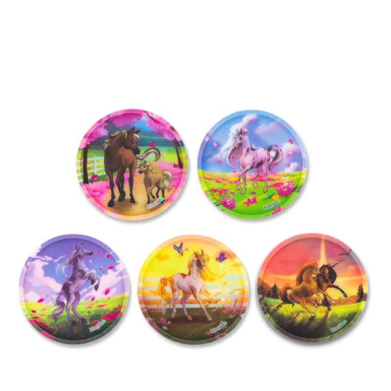 Ergobag - ergobag Klettie-Set Ponyhof Grün - Gr. - One Size von Ergobag