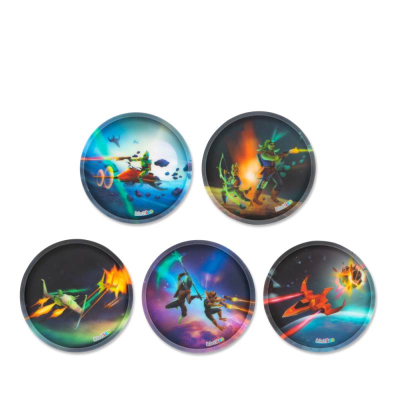 Ergobag - ergobag Klettie-Set Weltraum Bunt - Gr. - One Size von Ergobag