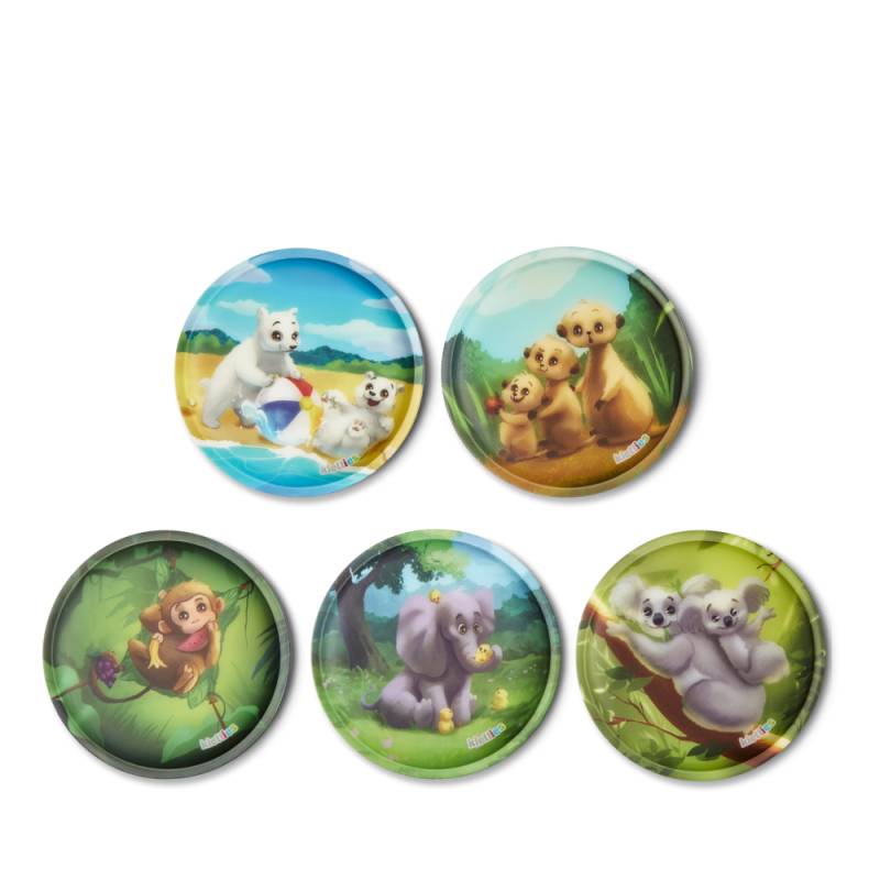 Ergobag - ergobag Klettie-Set Zoobabies Bunt - Gr. - One Size von Ergobag