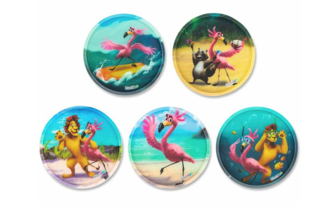 Ergobag - ergobag Kletties-Set Flamingo von Ergobag