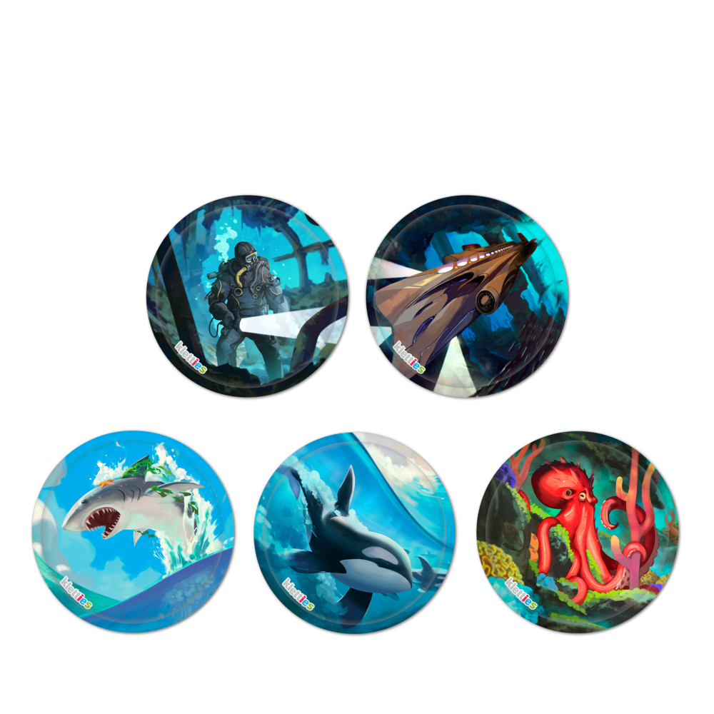 Ergobag - ergobag Kletties-Set Tiefseetaucher Bunt - Gr. - One Size von Ergobag