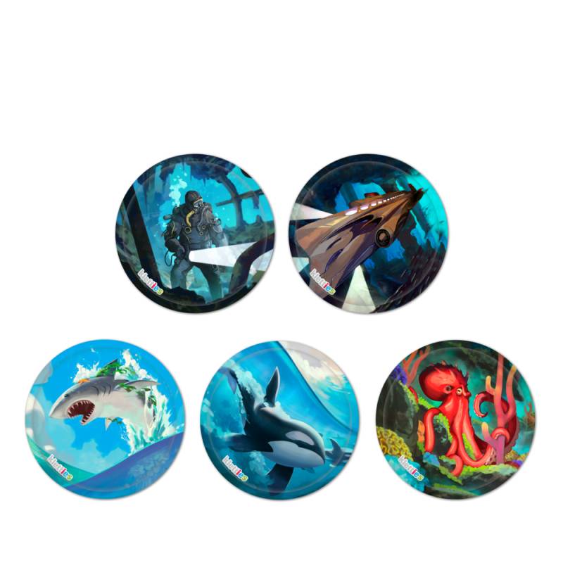 Ergobag - ergobag Kletties-Set Tiefseetaucher Bunt - Gr. - One Size von Ergobag