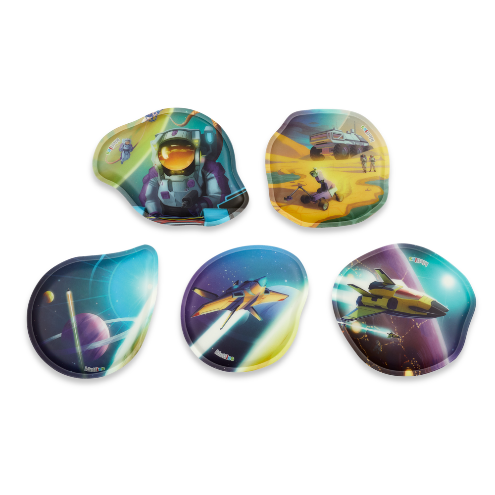 Ergobag - ergobag Kontur Klettie Set Himmelsraum Multi Colored - Gr. - One Size von Ergobag