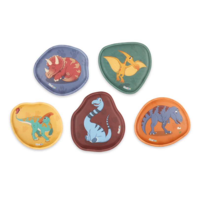 Ergobag - ergobag Kontur Klettie Set Urzeit Multi Colored - Gr. - One Size von Ergobag