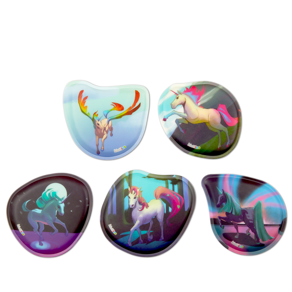 Ergobag - ergobag Kontur Kletties-Set Einhörner Bunt - Gr. - One Size von Ergobag