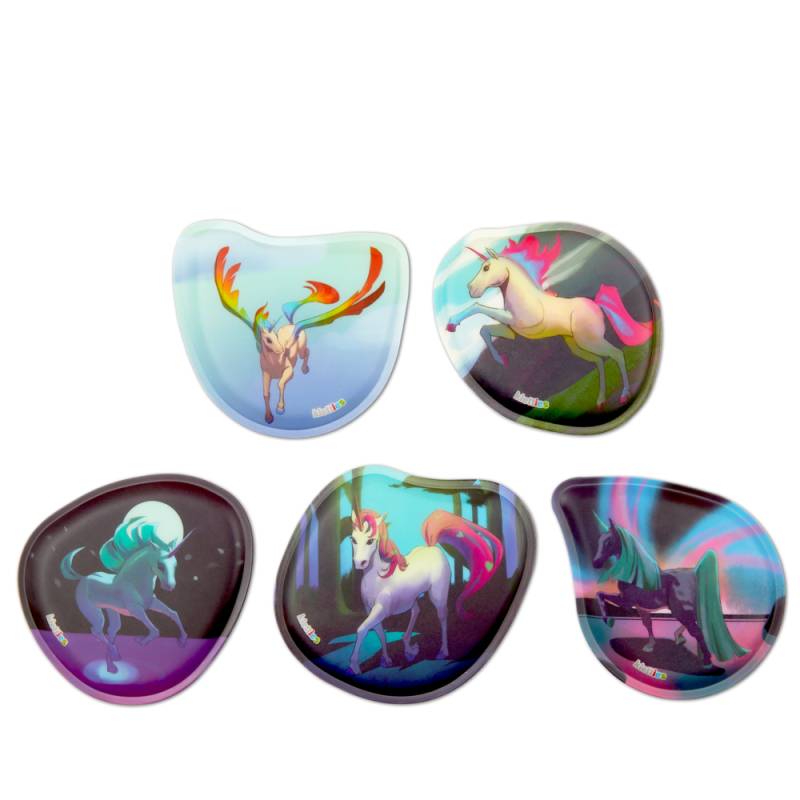 Ergobag - ergobag Kontur Kletties-Set Einhörner Bunt - Gr. - One Size von Ergobag