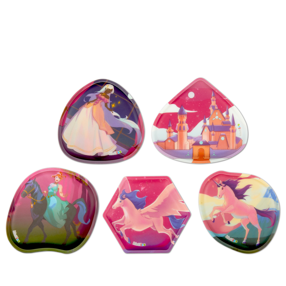 Ergobag - ergobag Kontur Kletties-Set Prinzessin Bunt - Gr. - One Size von Ergobag