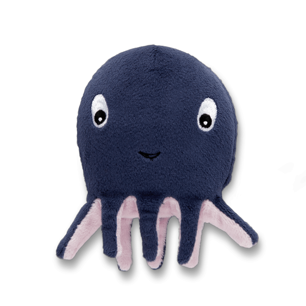 Ergobag - ergobag Plüsch Klettie Okti Blau - Gr. - One Size von Ergobag