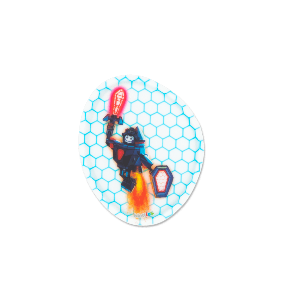 Ergobag - ergobag Reflexie Klettie (1-tlg.) Eisdrache Hellblau - Gr. - One Size von Ergobag