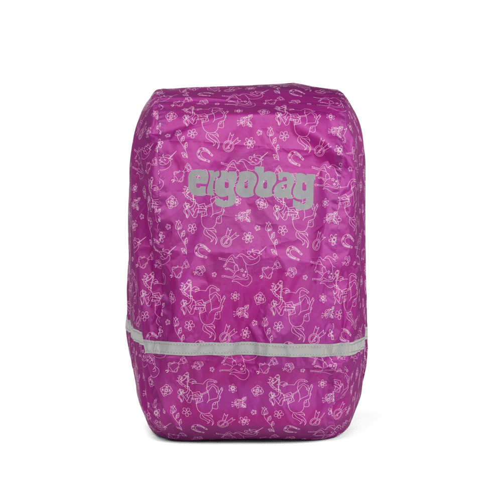 Ergobag - ergobag Regencape Pferde Lila - Gr. - One Size von Ergobag