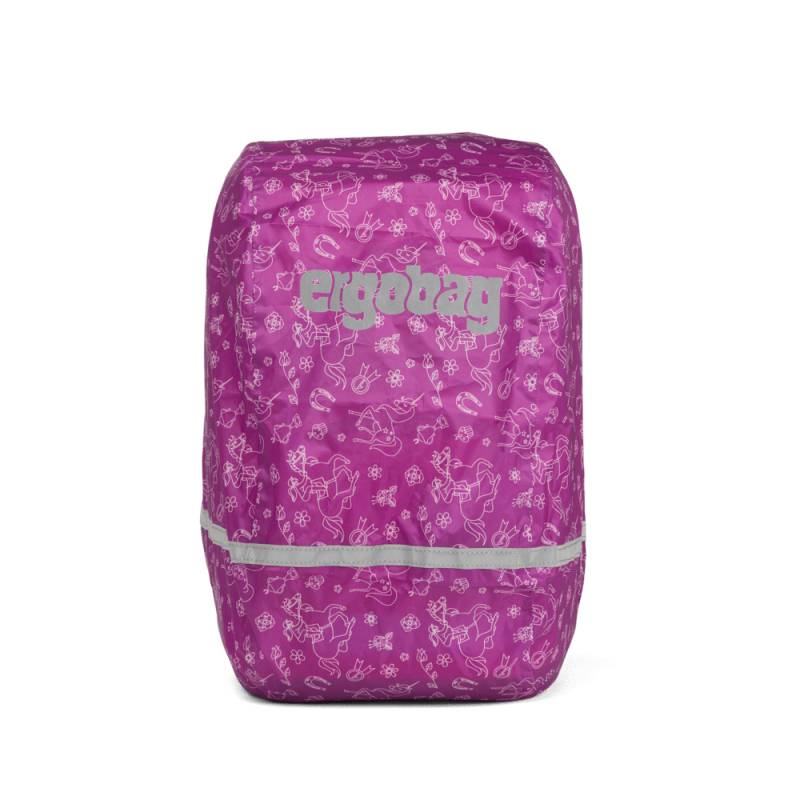 Ergobag - ergobag Regencape Pferde Lila - Gr. - One Size von Ergobag