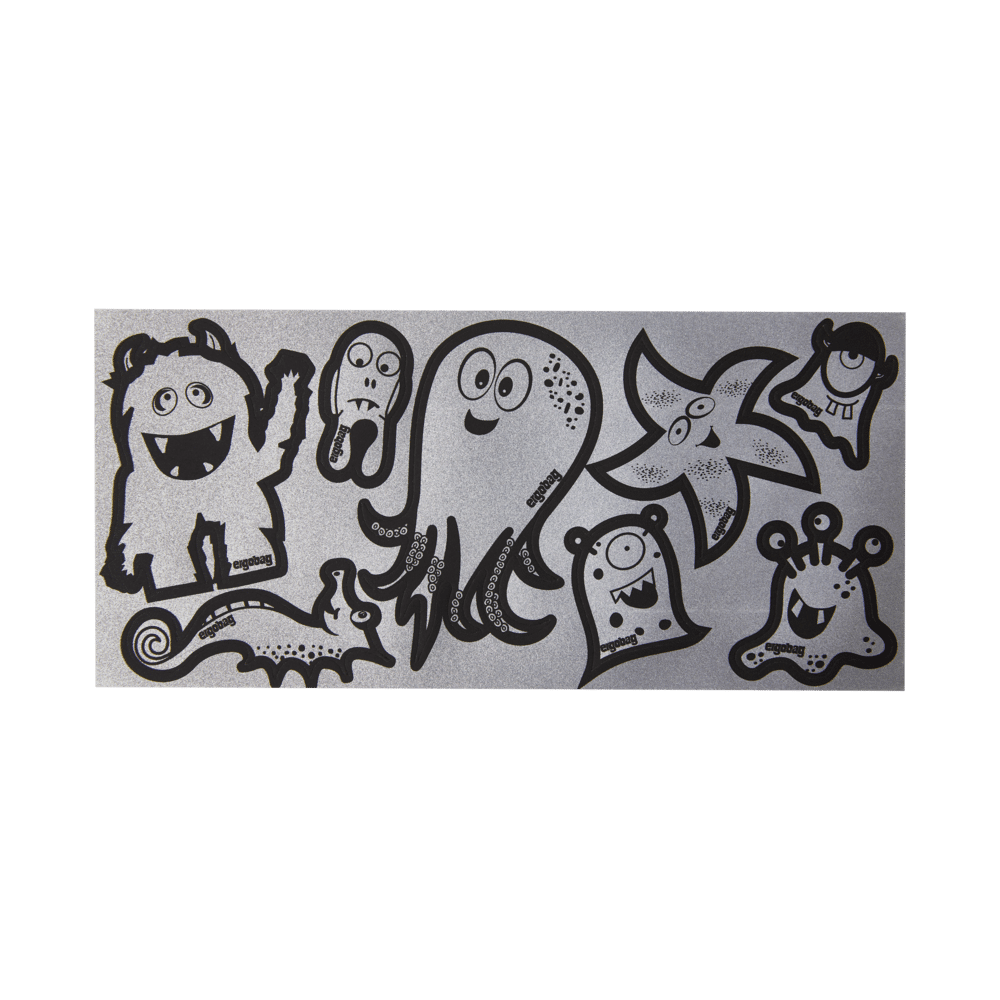 Ergobag - ergobag Sticker Reflexie-Sticker Silber Silber - Gr. - One Size von Ergobag