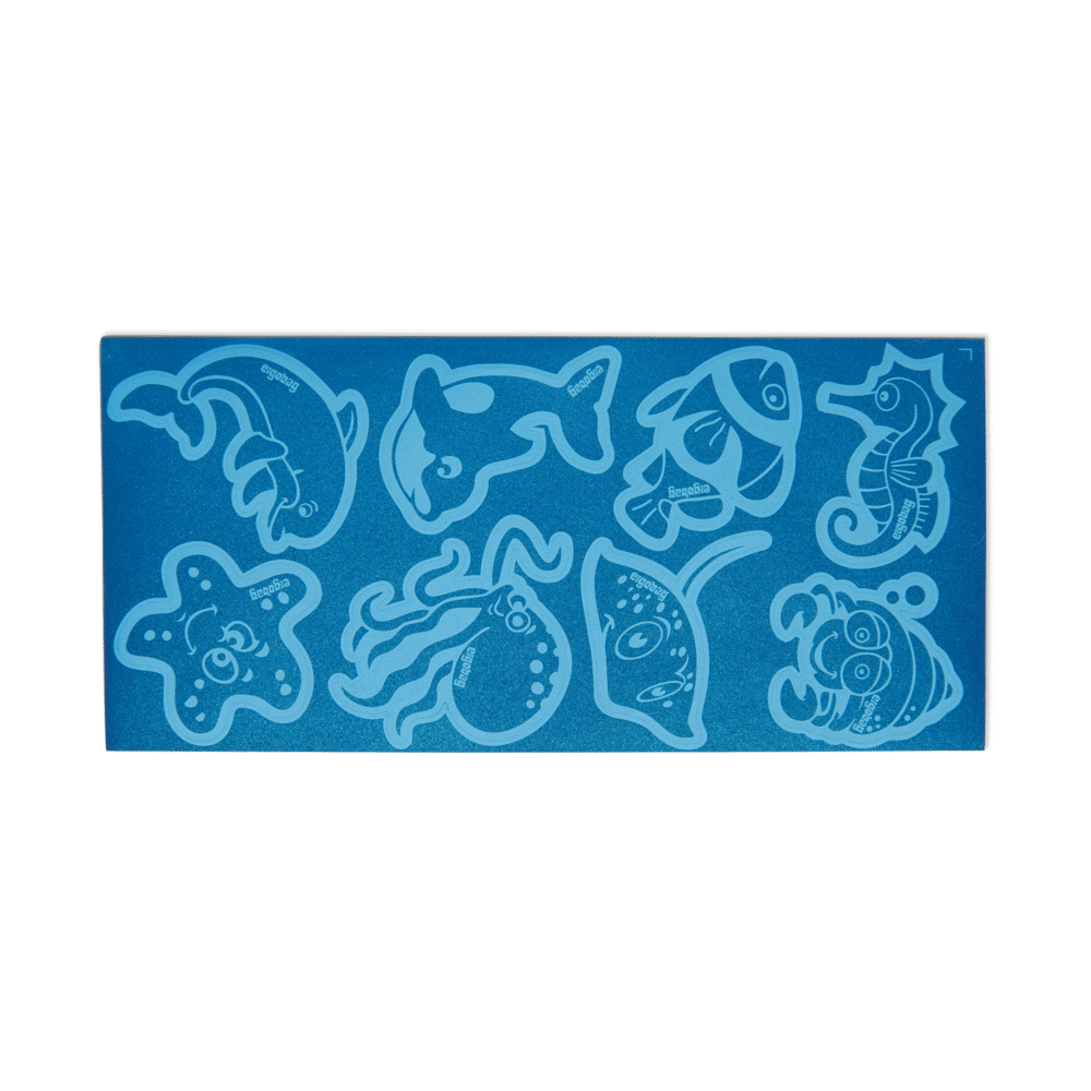 Ergobag - ergobag Sticker Set Reflexie-Sticker Set Meeresbewohner Blau von Ergobag