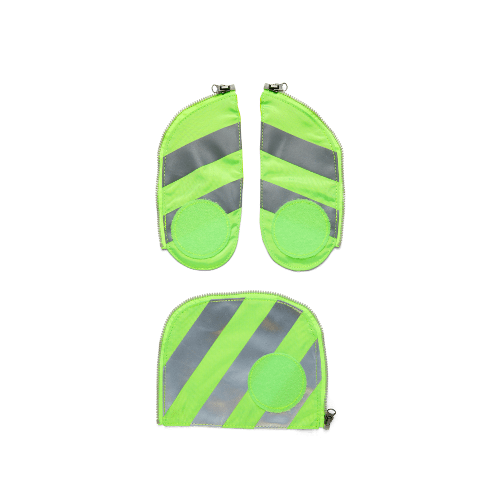 Ergobag - ergobag Zip-Set mit Reflektorstreifen Grün Grün von Ergobag