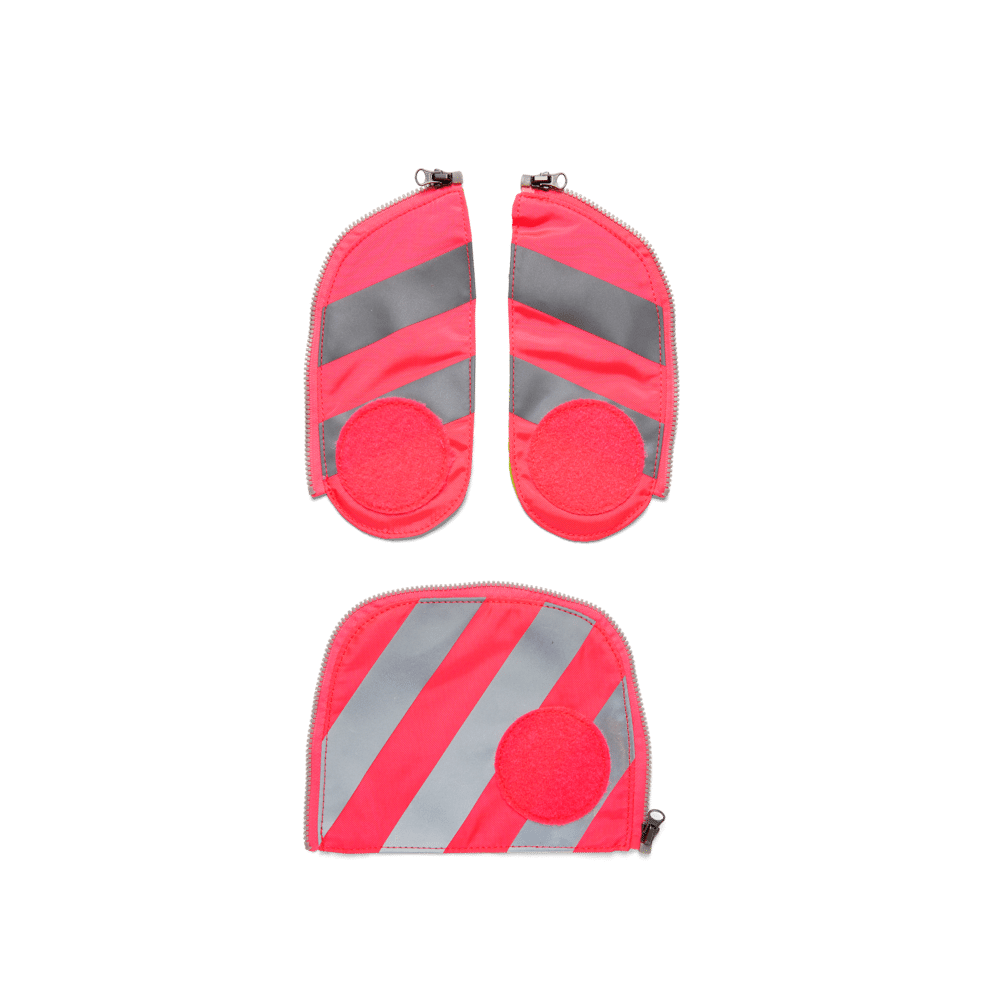 Ergobag - ergobag Zip-Set mit Reflektorstreifen Pink Pink von Ergobag