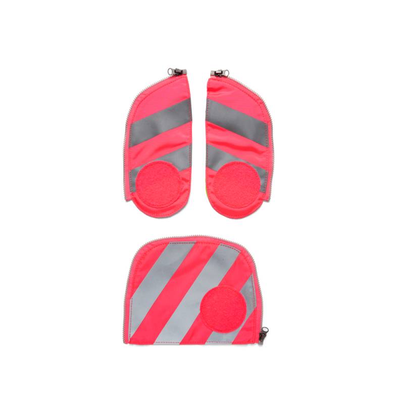 Ergobag - ergobag Zip-Set mit Reflektorstreifen Pink Pink von Ergobag