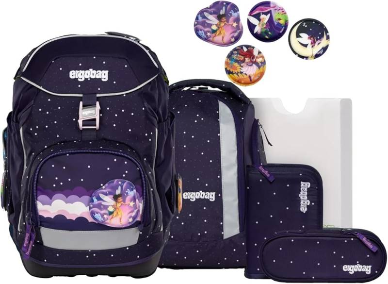 Schulrucksack Pack Set 6tlg. SternguckBär Lila von Ergobag