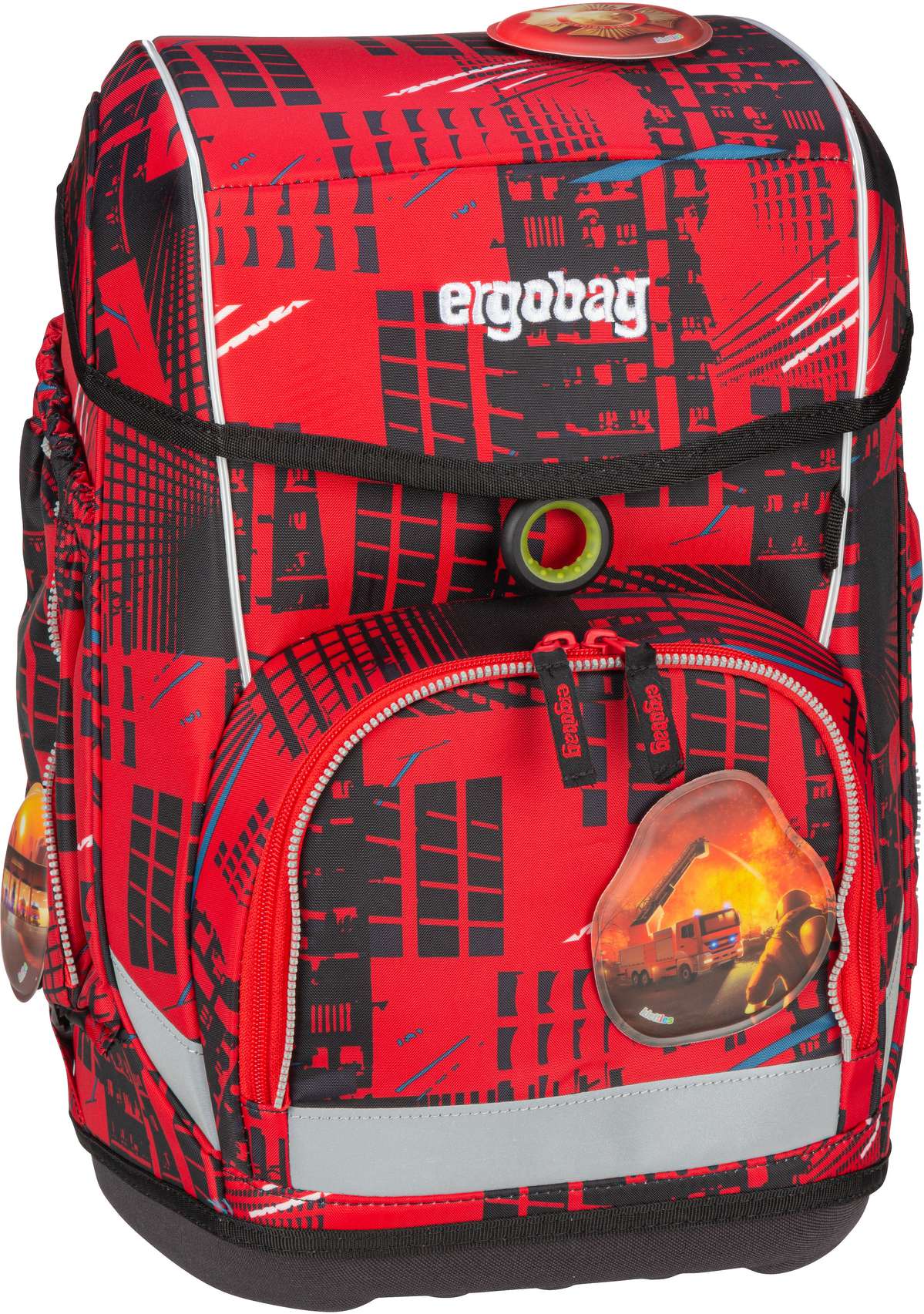 ergobag cubo Set  in Rot (19 Liter), Schulranzen von Ergobag