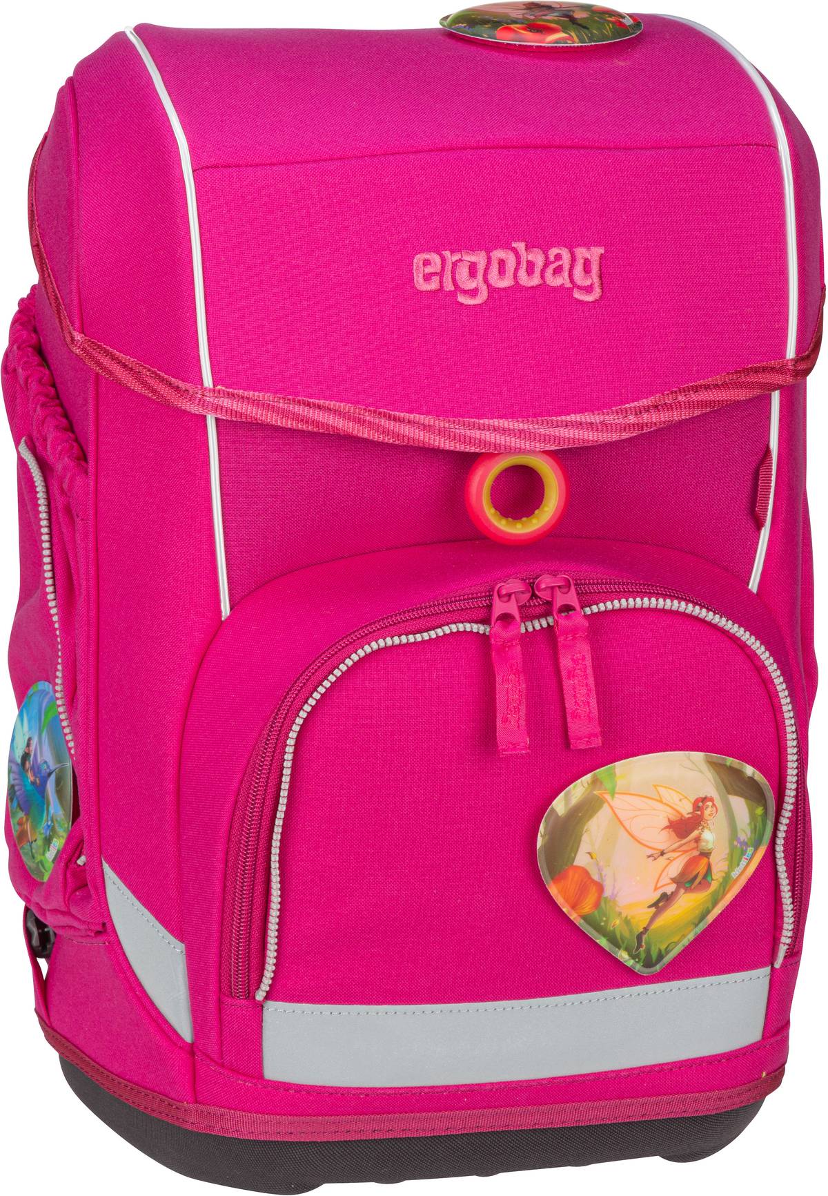 ergobag cubo Set ECO Hero  in Pink (19 Liter), Schulranzen von Ergobag