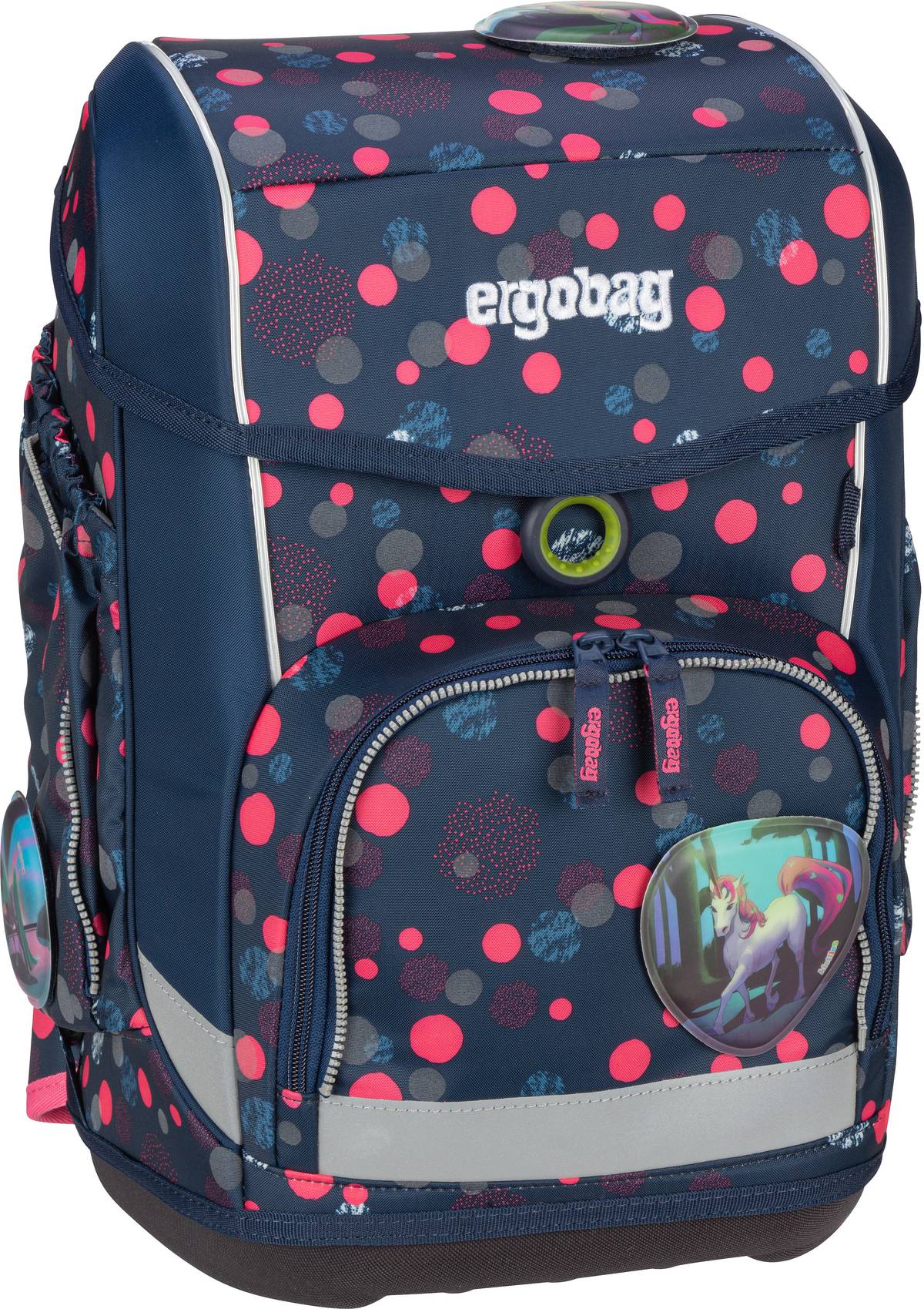 ergobag cubo Set Glow  in PhantBärsiewelt (19 Liter), Schulranzen von Ergobag