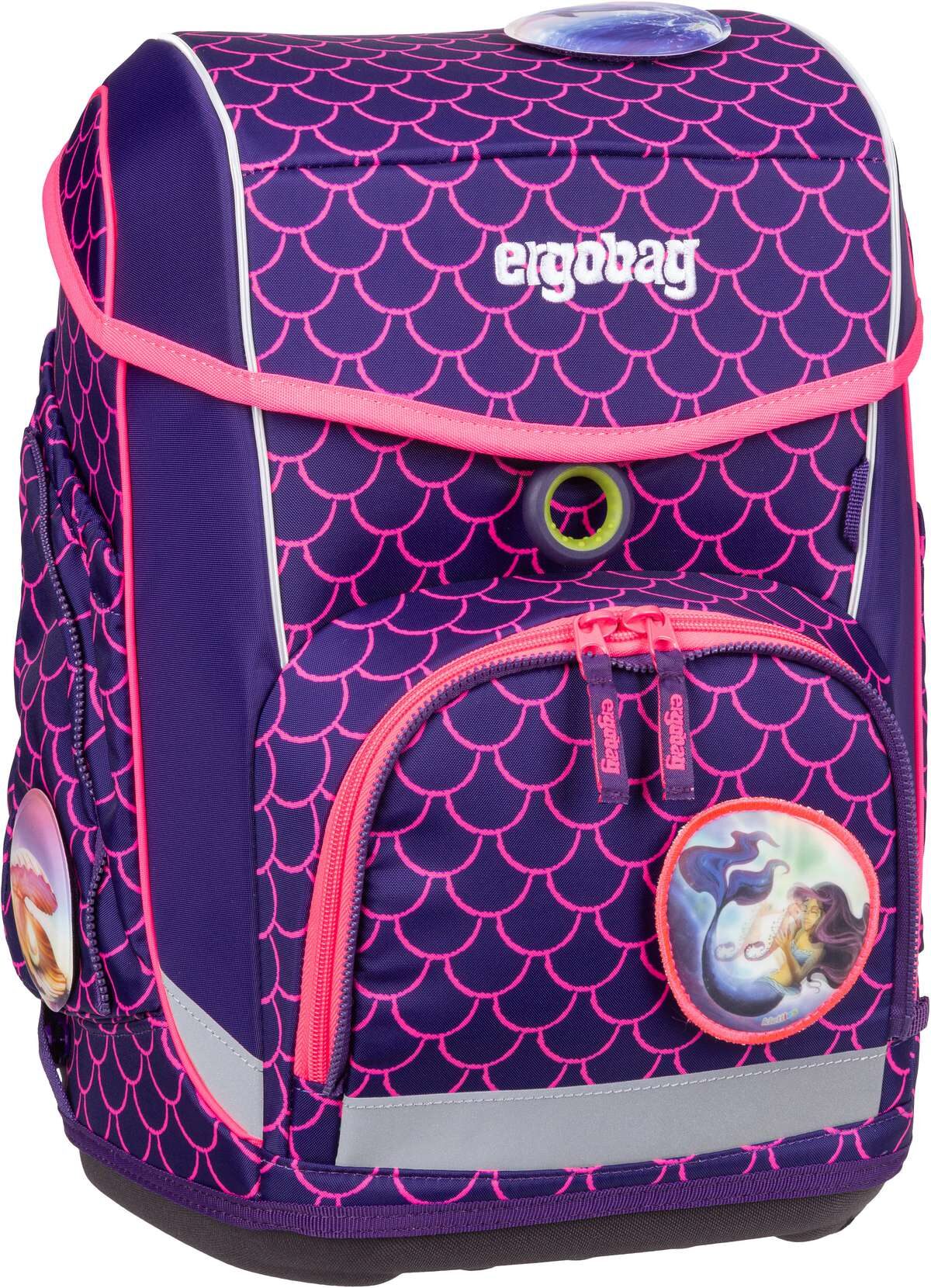 ergobag cubo Set LUMI  in PerlentauchBär (19 Liter), Schulranzen von Ergobag