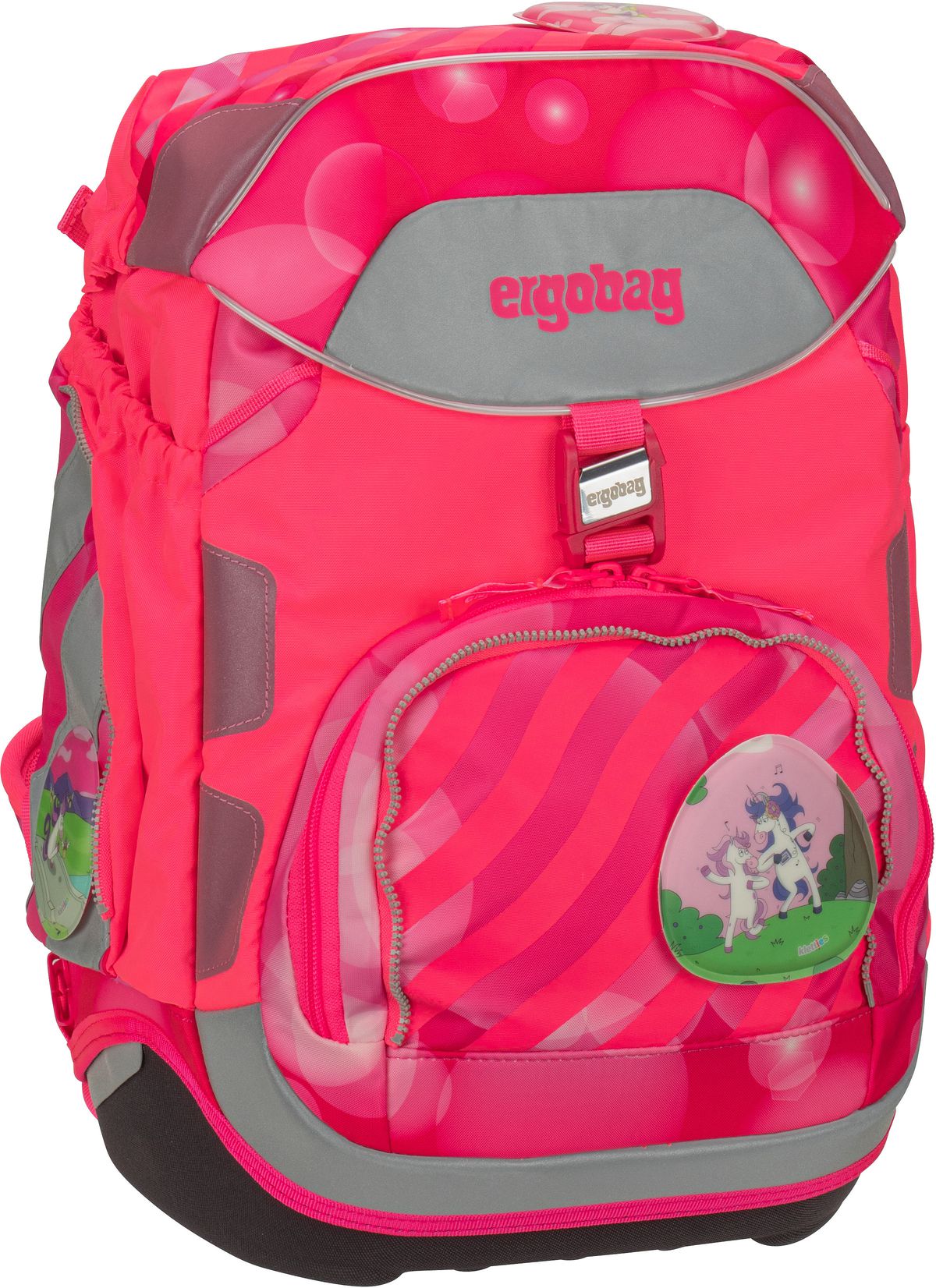 ergobag pack Set NEO  in Pink (24.6 Liter), Schulranzen von Ergobag