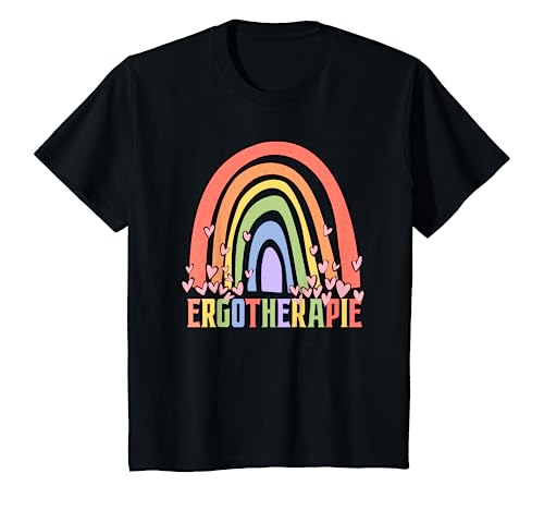 Kinder Ergotherapie Regenbogen Ergotherapeutin T-Shirt von Ergotherapie Geschenke