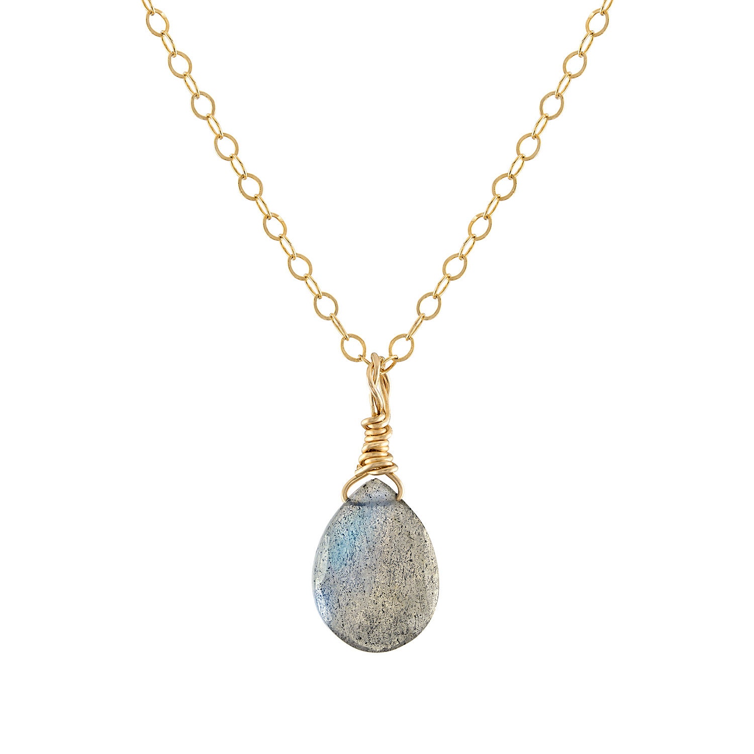 Zierliche Labradorit Anhänger, Gold Filled, Sterling Silber Zierliche Labradorit Anhänger, Gold Filled, Sterling Silber von EricaMarieLLC