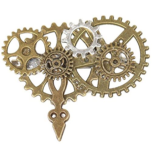 Gothic Steampunk Brosche Pin - Vintage Gear Revers Pin Badge Schmuck Für Frauen Und Männer - Perfekt Für Halloween -kostümparty von Ericetion